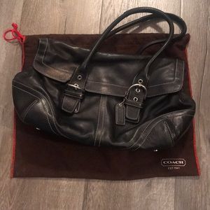 Black Coach bag 9636
